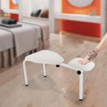 Adjustable Pedicure Stool with Foot Rest for Nail Salon & Spa