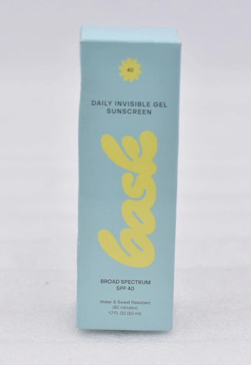 Bask Daily Invisible Gel Sunscreen SPF 40 - 1.7oz Broad Spectrum Sun Protection