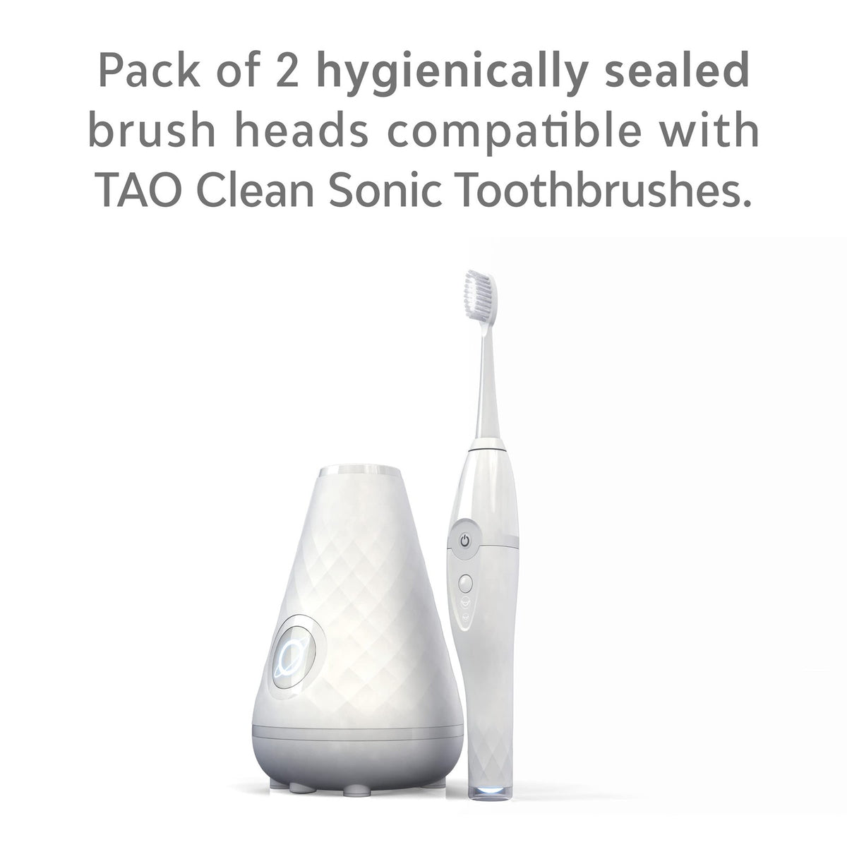 Electric Toothbrush Replacement Heads - Whitening, 2-Pack for Sonic Toothbrush