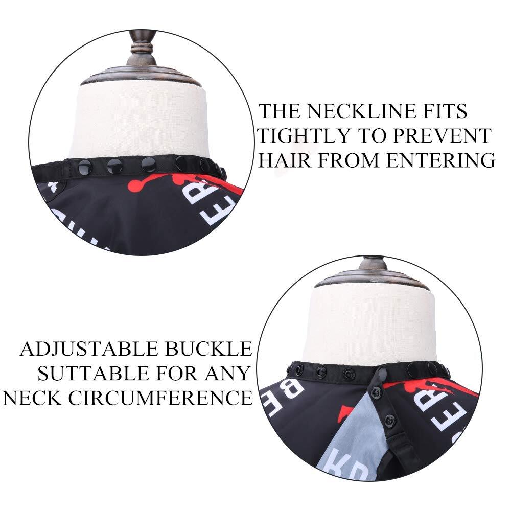 Professional Waterproof Barber Cape for Men Hair Cutting Salon Use
