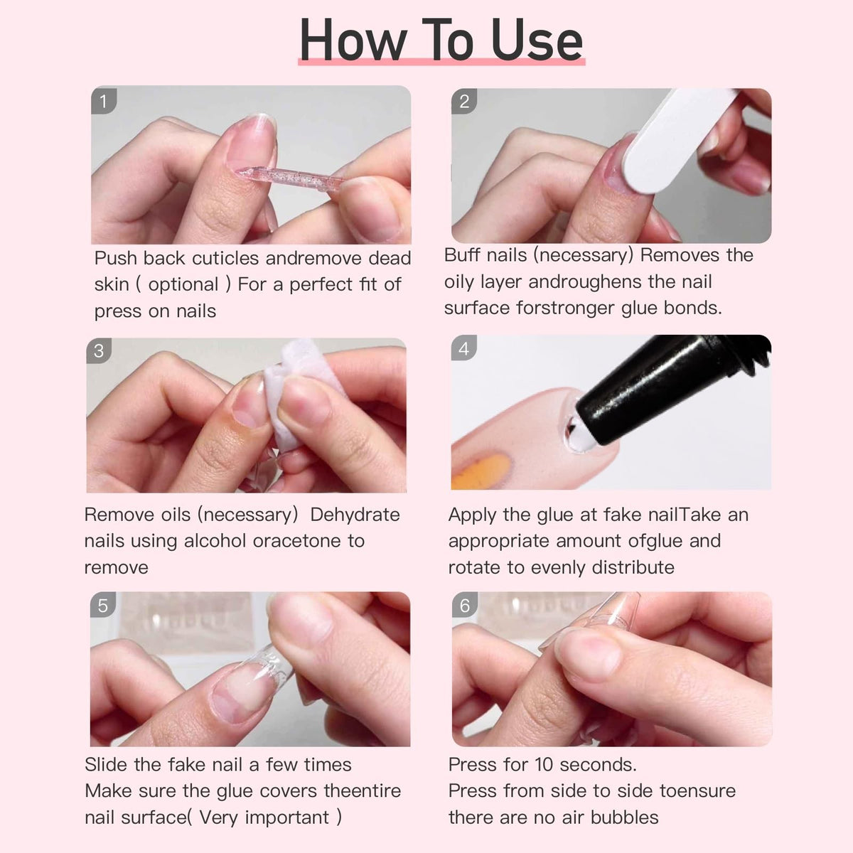 Semi Solid Nail Glue 15g Strong Adhesive for Press-On Nails, Clear