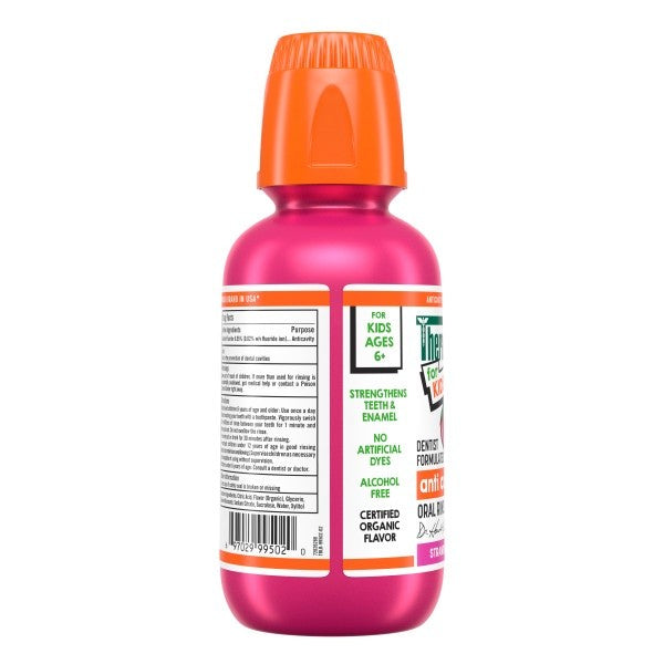 Kids Fluoride Mouthwash with Strawberry Flavor - 2 Pack, 10 fl oz