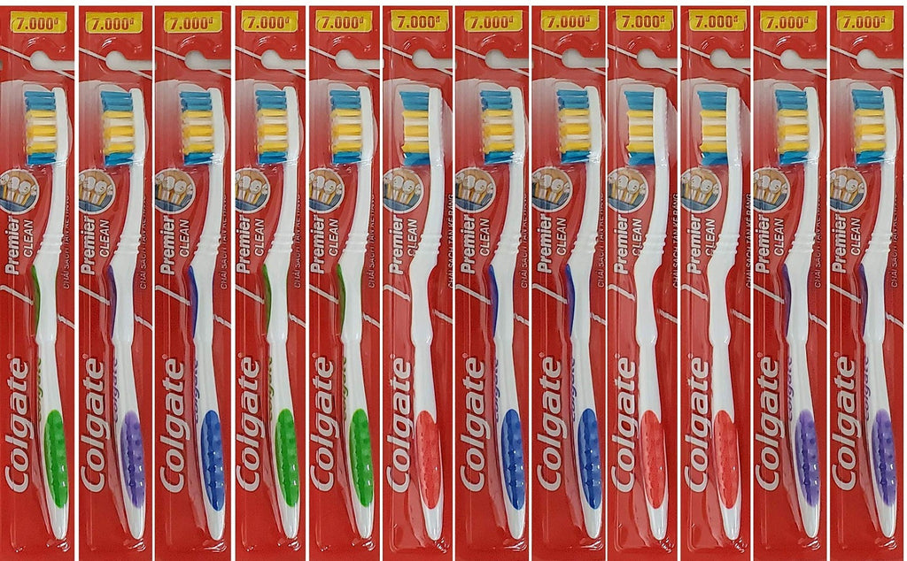 Bulk Pack of 12 Soft Bristle Toothbrushes for Adults & Teens