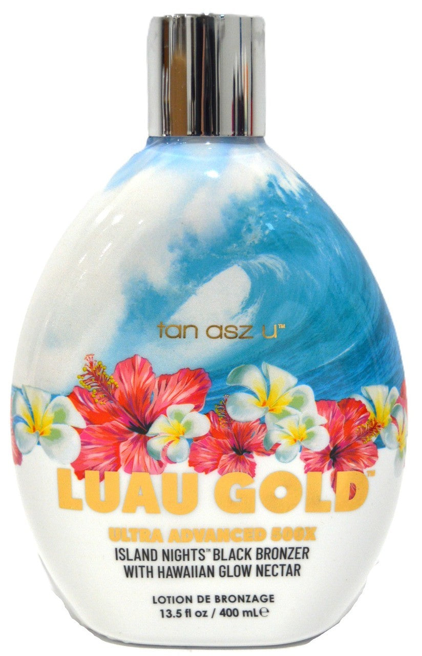 Luau Gold 500X Black Bronzer Tanning Lotion 13.5 oz - Ultra Advanced Formula