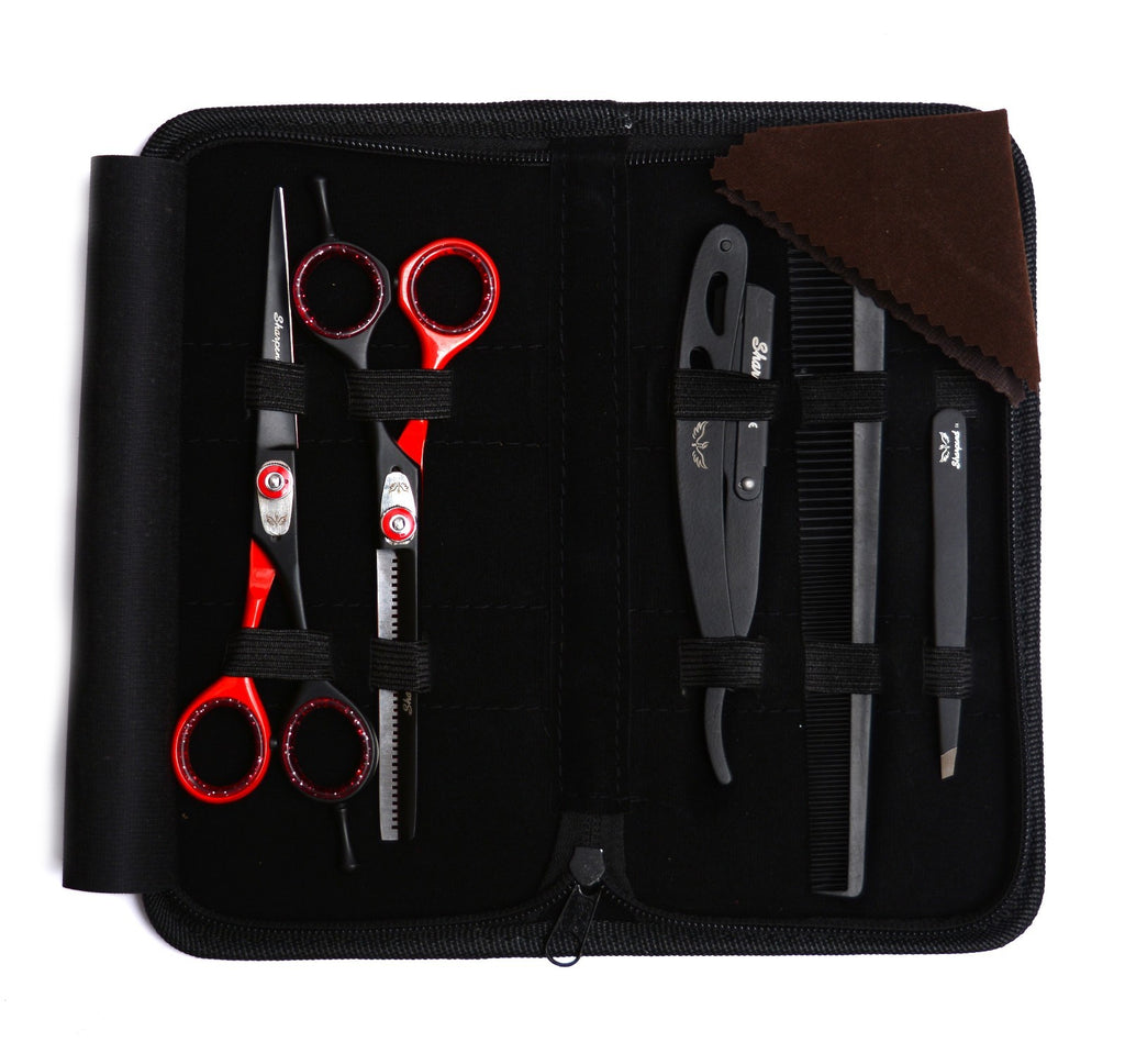 Professional Hair Cutting & Thinning Scissors 6.5" Barber Shears Kit