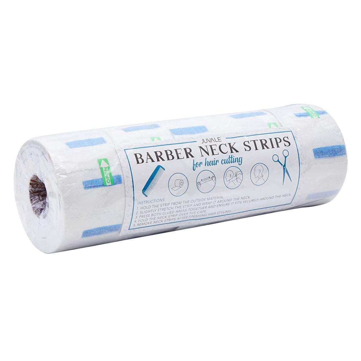 500 Pack Elastic Barber Neck Strips for Haircutting & Grooming