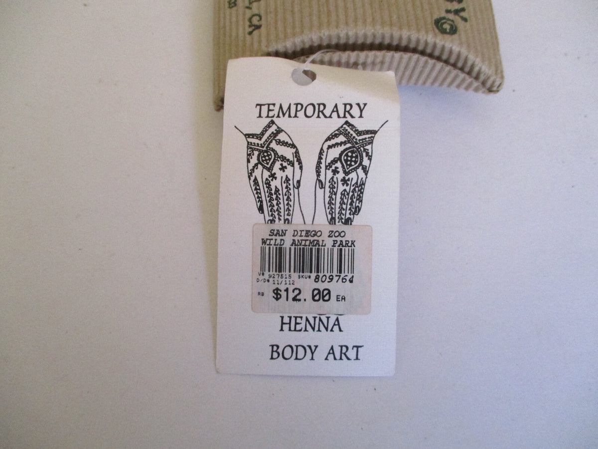 Henna Body Art Kit for Kids – Temporary Tattoos from San Diego Wild Animal Park