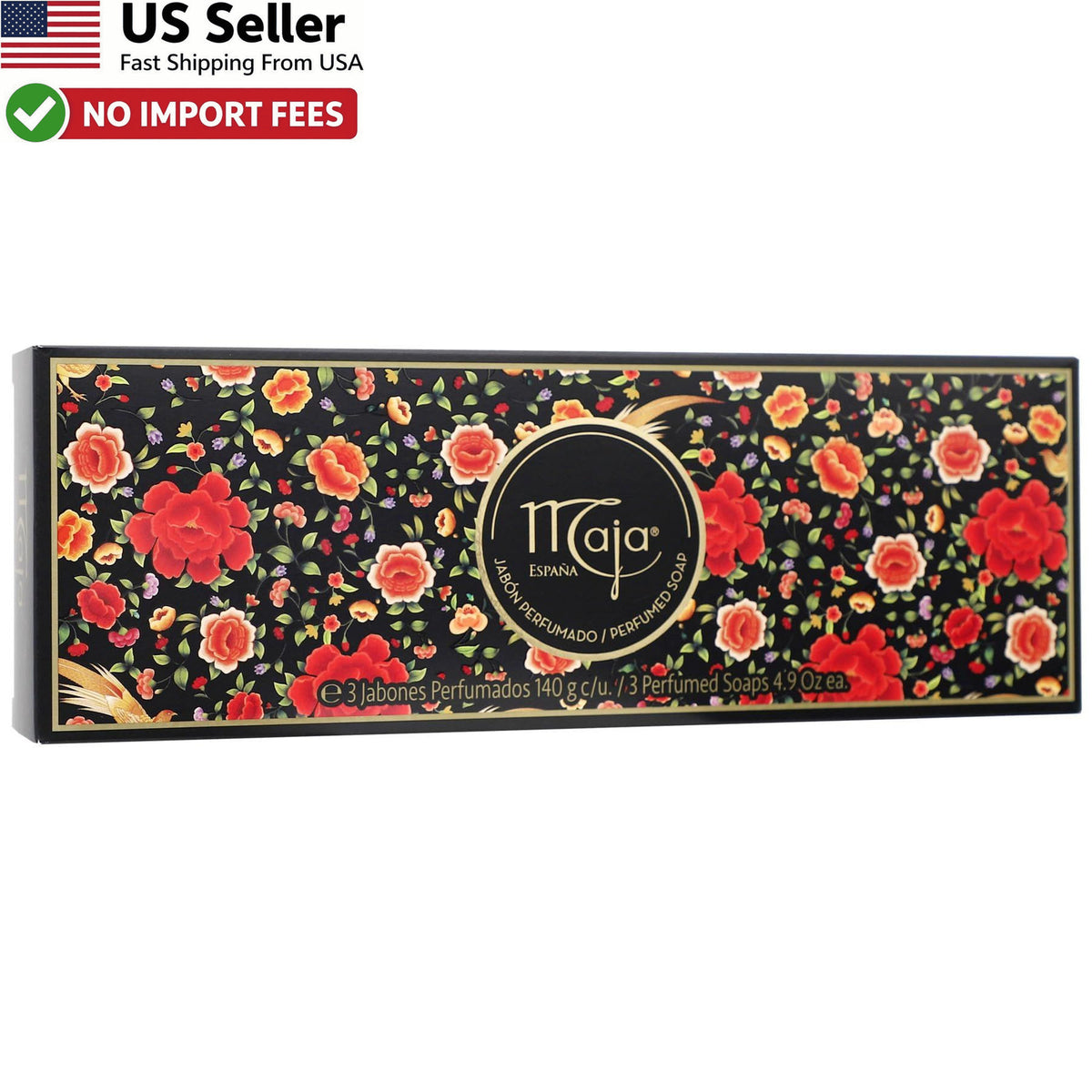 Luxury Scented Bar Soap Set - Floral Fragrance, Moisturizing, 3 Pack