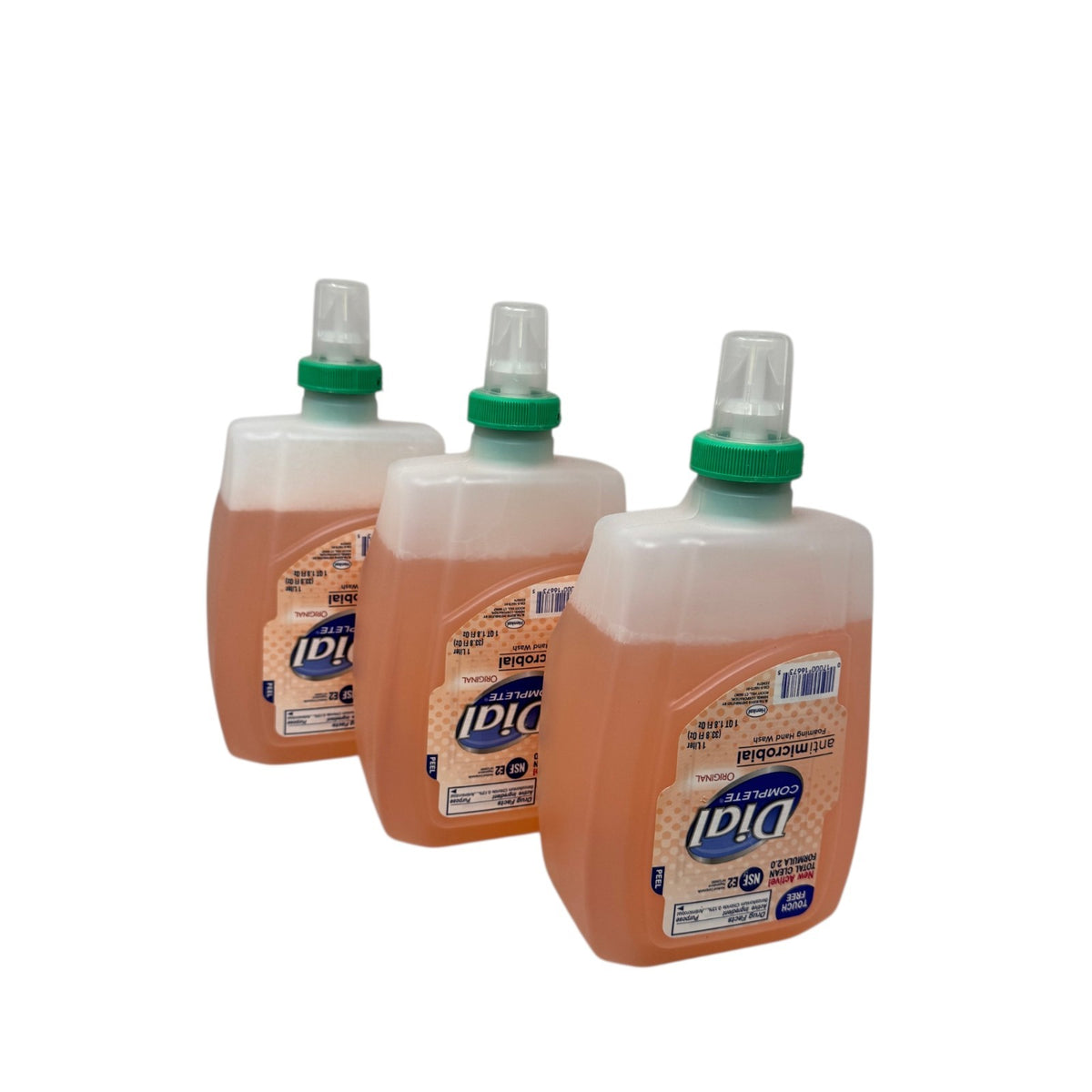 Antimicrobial Foaming Hand Soap Refill Pack of 3 - 1 Liter Bottles