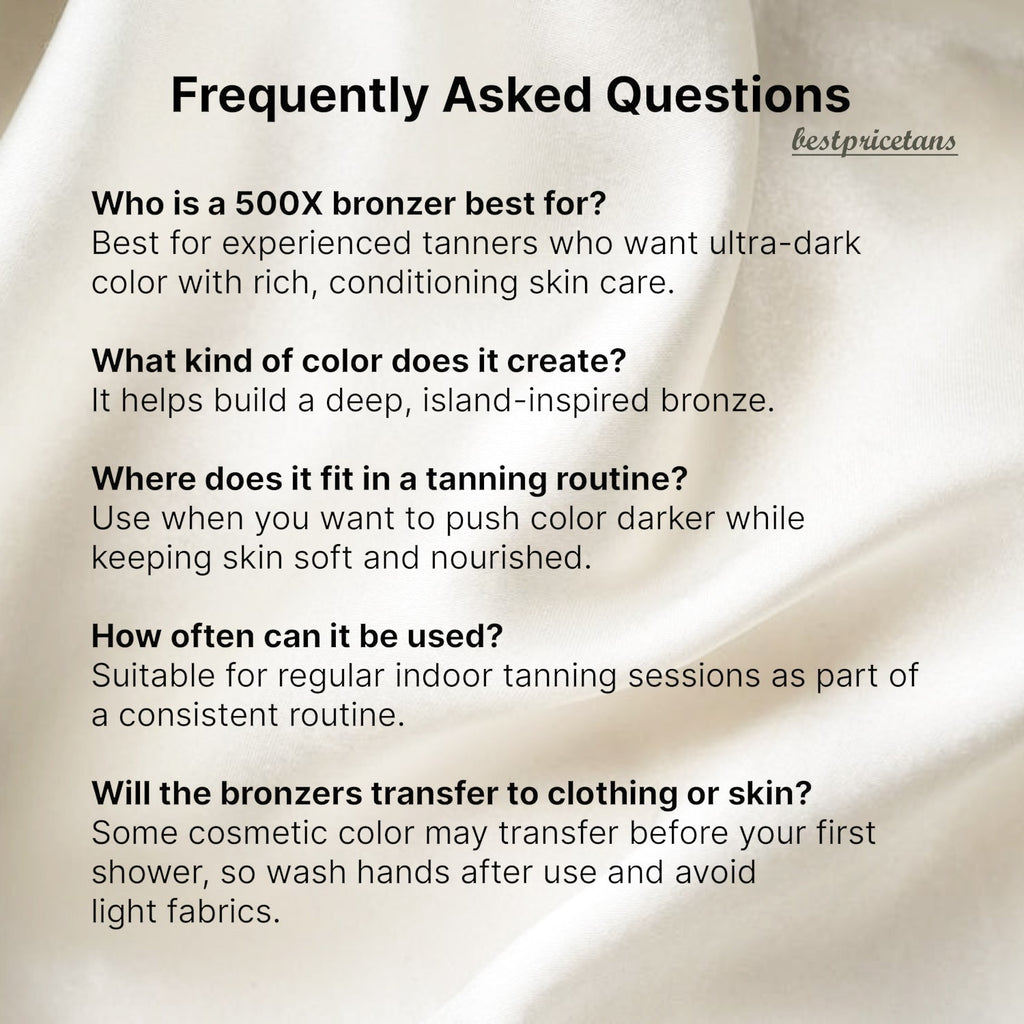 Black Bronzer Tanning Lotion with Hawaiian Extracts 7.5oz - Ultra Dark