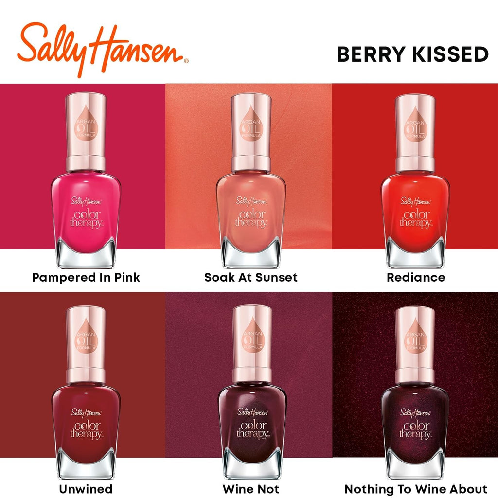 Nail Polish with Argan Oil Hydration - 374 Wine Not - Long-Lasting & Nourishing