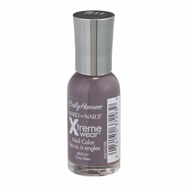 Gray Nail Polish - Sally Hansen Hard as Nails Xtreme Wear 0.4 Fl Oz 2 Pack