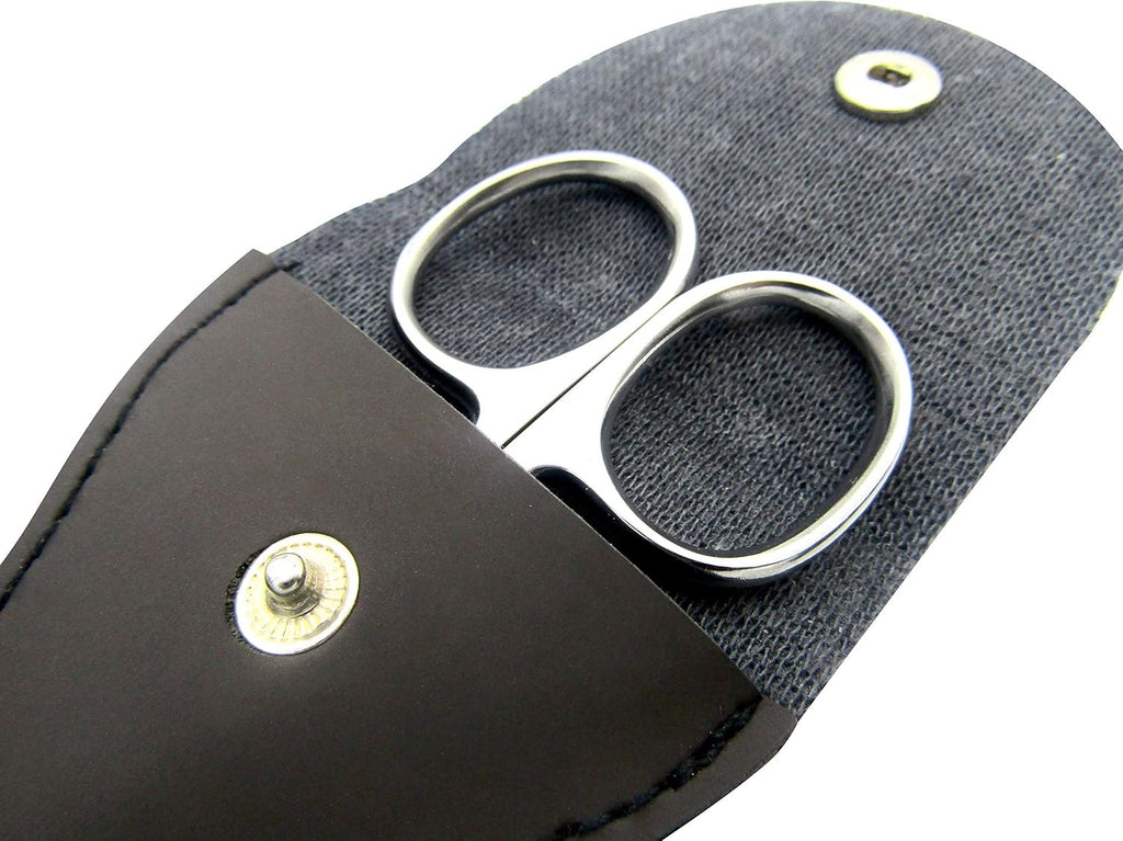 Nose and Beard Scissors 3.7-Inch Safety Rounded Tip Grooming Shears