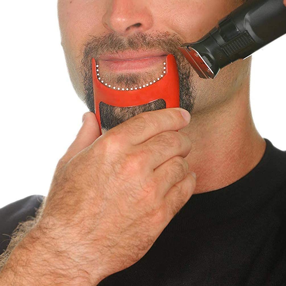 Beard Shaping Template for Precise Goatee Trimming and Edging