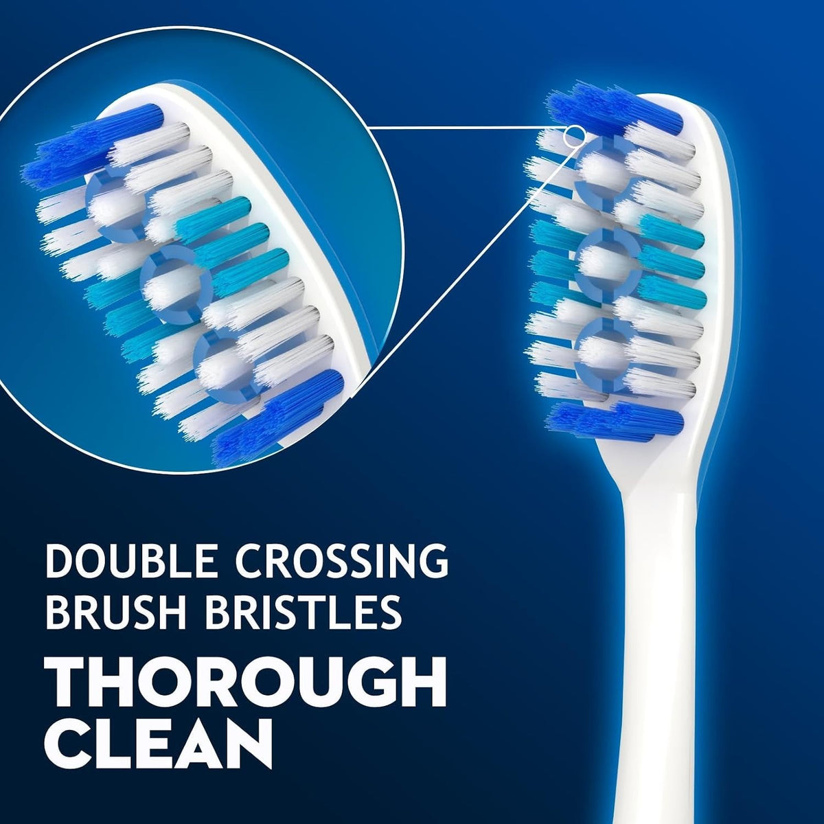Multi-Color Deep Cleansing Toothbrush Set with Wave-Shaped Bristles – 6 Pack