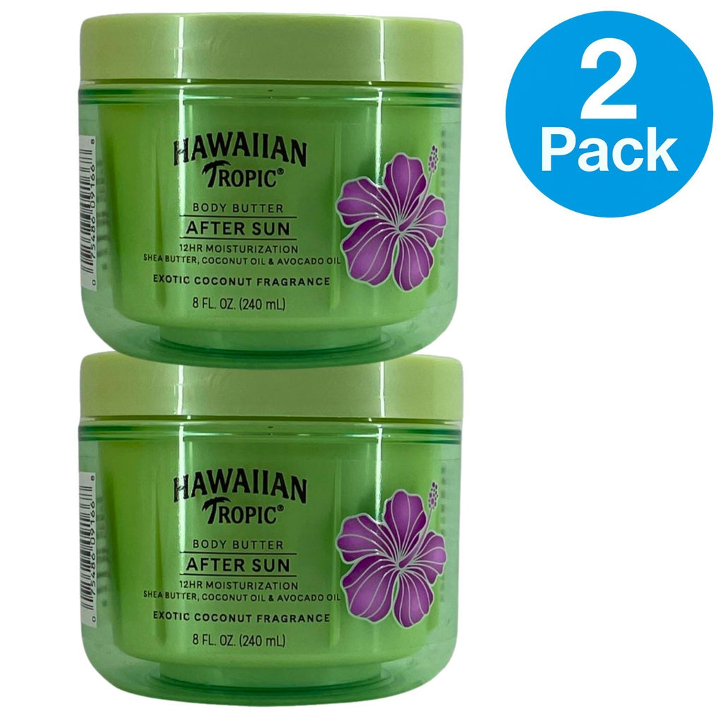 Hawaiian Tropic After Sun Body Butter with Coconut & Shea - 8oz, 2 Pack