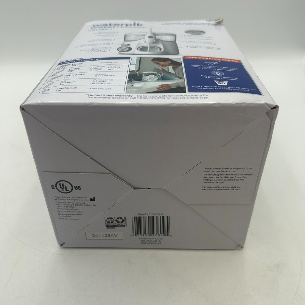 Waterpik Ultra Water Flosser with 10 Settings & 6 Tips - New