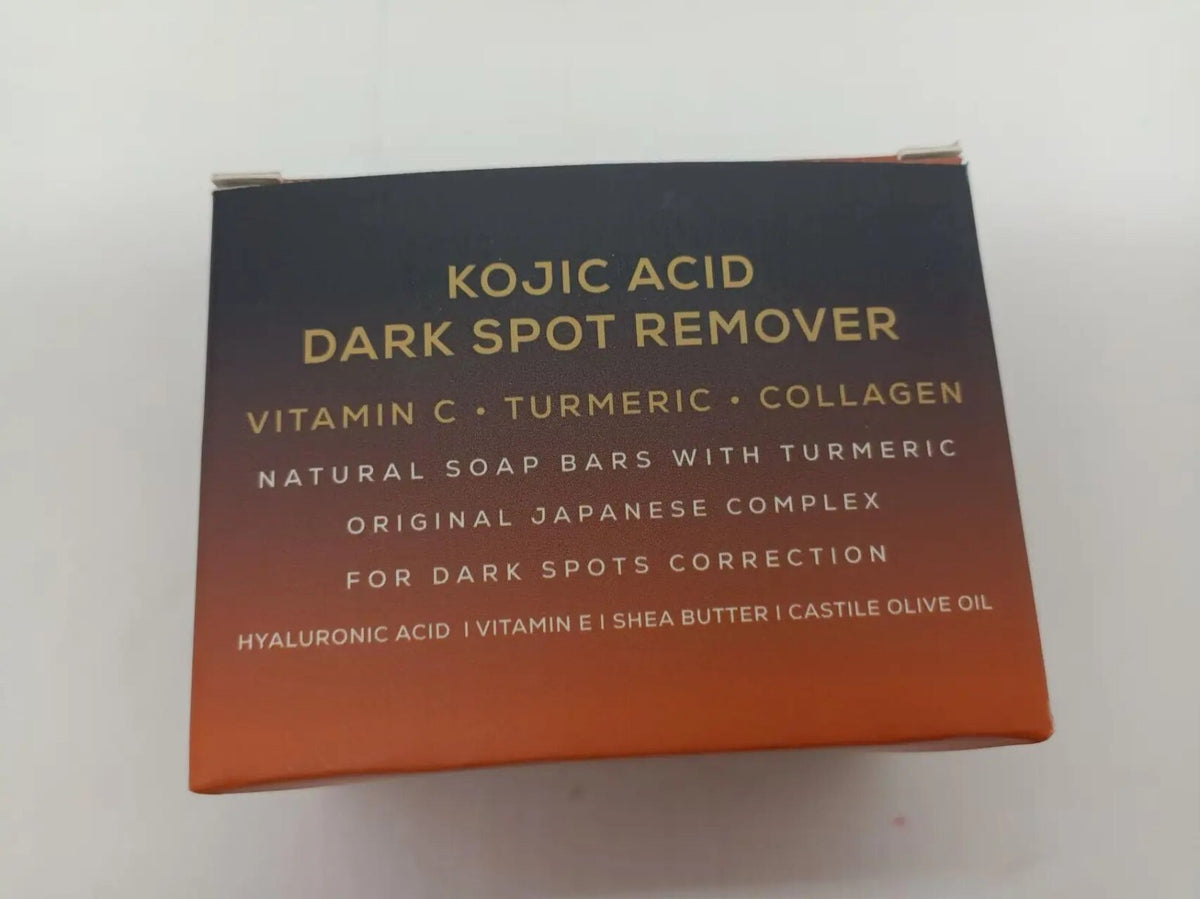 Kojic Acid Dark Spot Corrector Soap Bars with Vitamin C & Collagen - 2 Pack