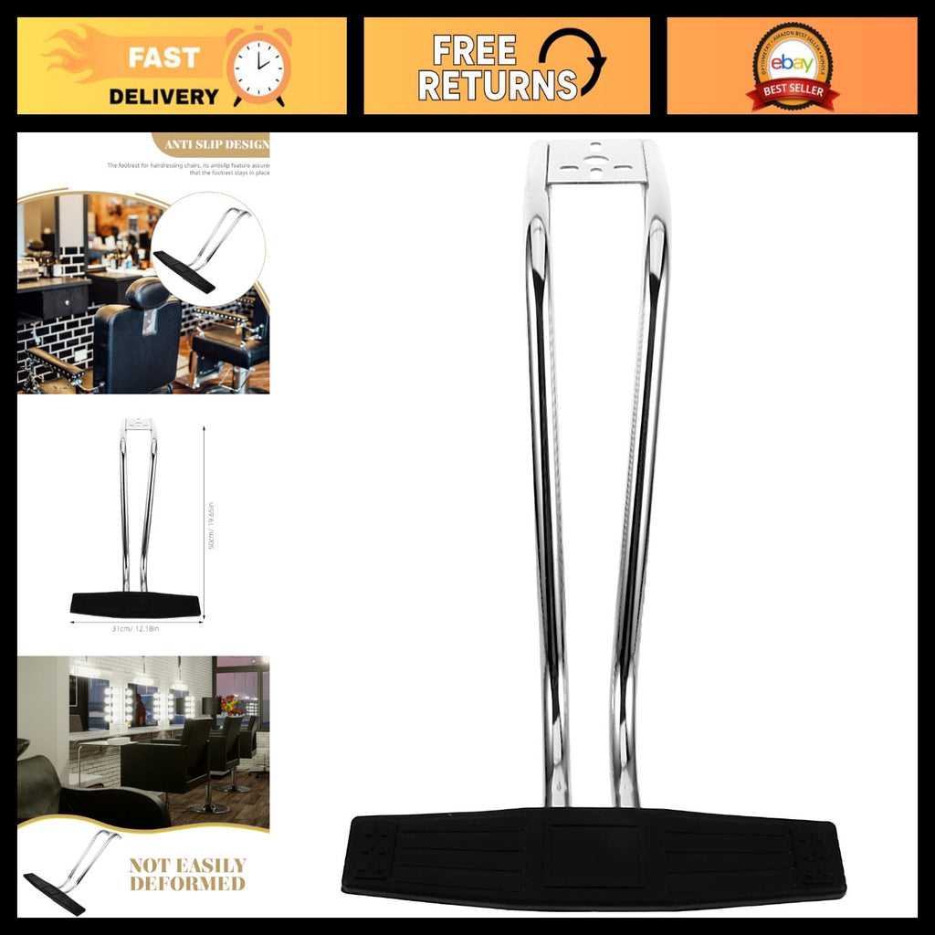 Salon Chair Footrest Pedal - Non-Slip Support for Hairdressing & Barber Chairs