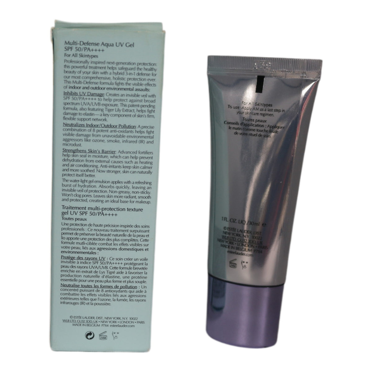 SPF 50 PA++++ UV Gel Sunblock for Face & Skin Protection 1oz