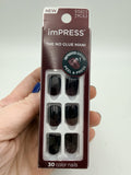 Press On Nail Kit with 30 Fake Nails - No Glue Needed, Glitchin