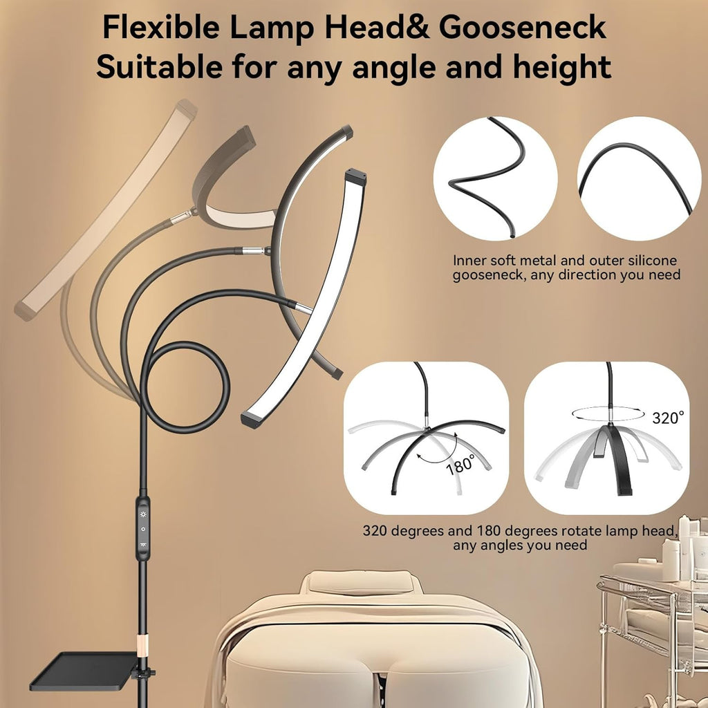 LED Half Moon Lash Light for Eyelash Extensions & Beauty Tattoo Studio