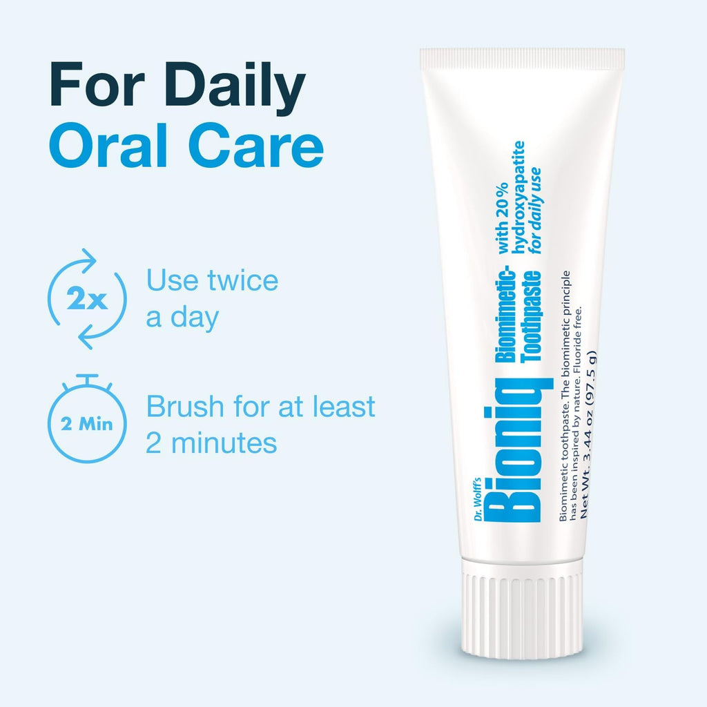 Hydroxyapatite Toothpaste 20% for Enamel Repair – 3.44 Oz Natural Oral Care