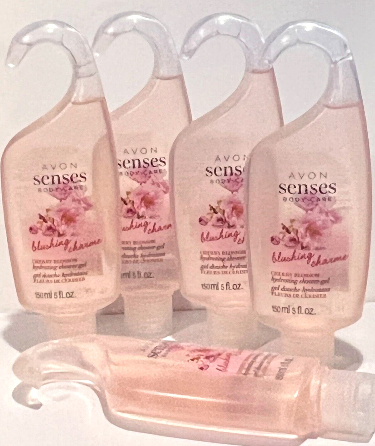 Avon Senses Cherry Blossom Hydrating Body Wash Set - 5 oz x 5 Pieces