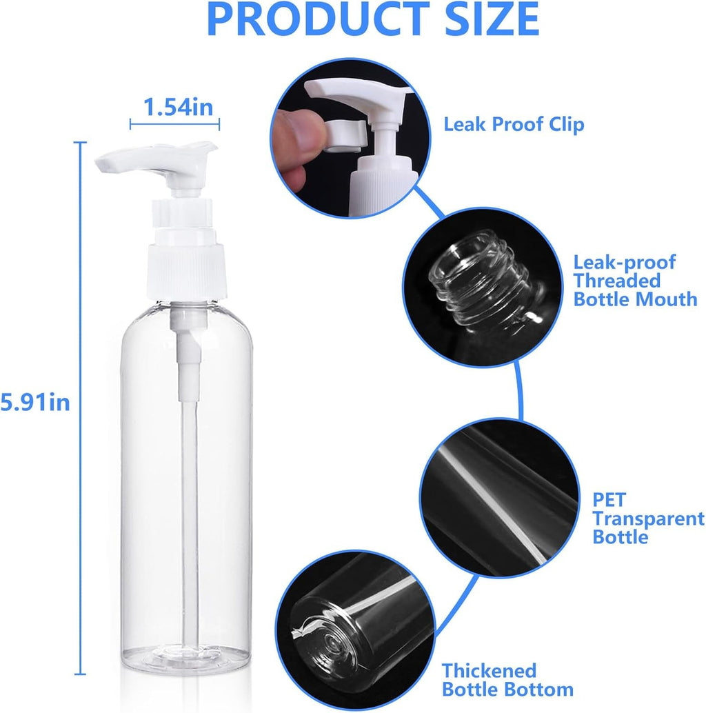 Travel Bottles Set TSA Approved Leakproof Toiletry Kit with Bag & Funnels