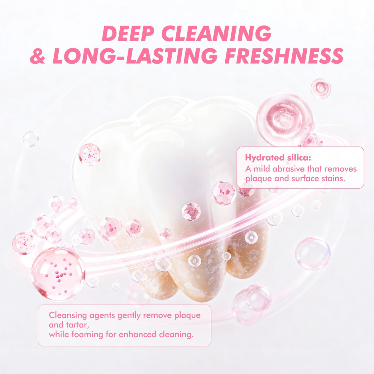 Fresh Breath Toothpaste with White Tea & Camellia Scent 120g - Gum Support