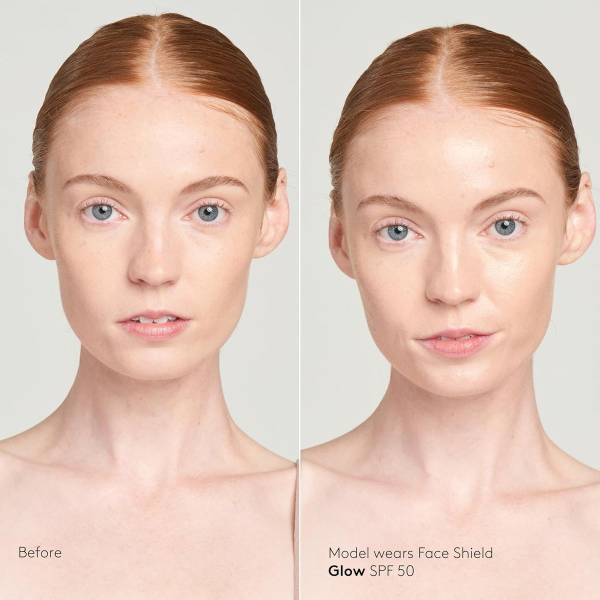 Mineral SPF 50 Face Shield with Glow Finish - Water-Resistant Sun Protection