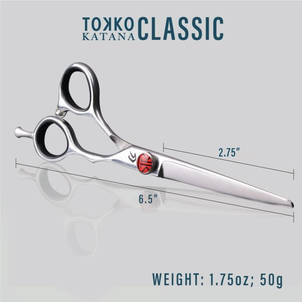Professional 6.5-inch Japanese Steel Hair Cutting Shears for Stylists