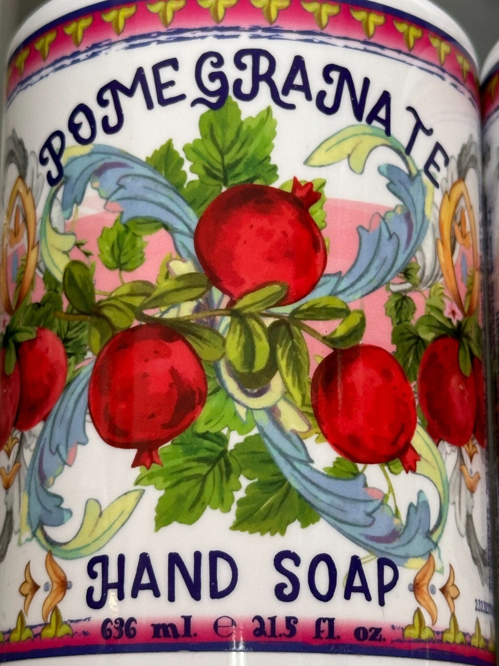 Pomegranate Scent Hand Soap 2-Pack - Natural, Made in USA