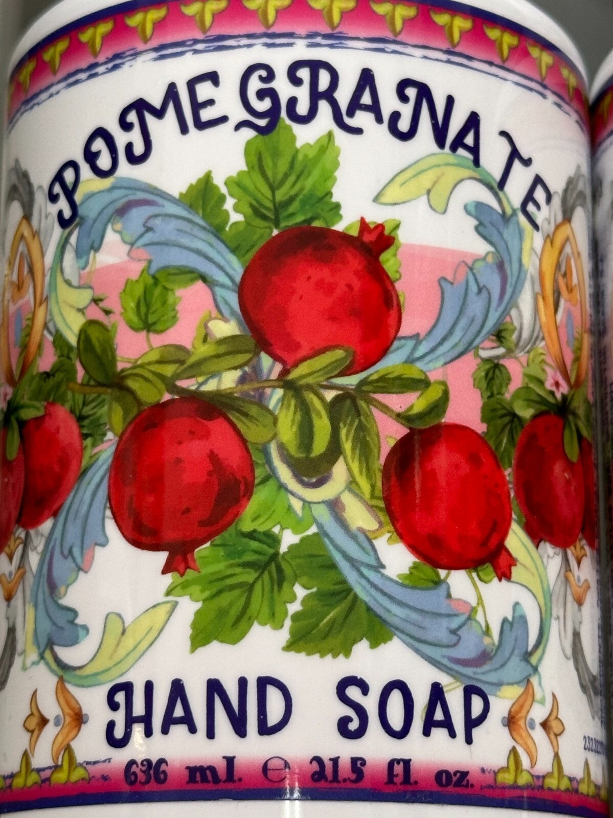 Pomegranate Scent Hand Soap 2-Pack - Natural, Made in USA