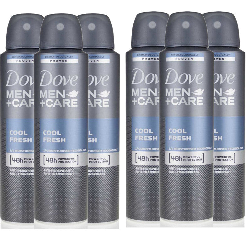 Men's Deodorant Spray 6 Pack - Cool Fresh 72 HR Antiperspirant
