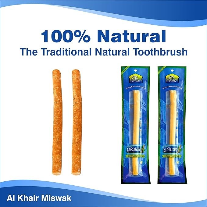 Natural Miswak Toothbrush Sticks - Eco-Friendly Oral Care Bulk Pack