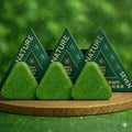 Green Soap Bar 3-Pack - Natural Triangle Shape for Daily Skincare