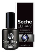 UV Activated Top Coat - Fast Drying Clear Nail Polish Seche Ultra-V 0.5oz