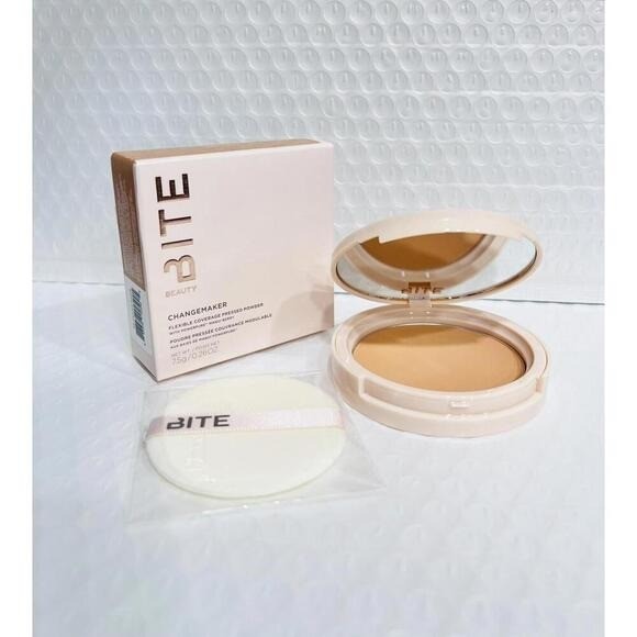 Bite Beauty Changemaker Medium 2 Pressed Powder with Natural Finish
