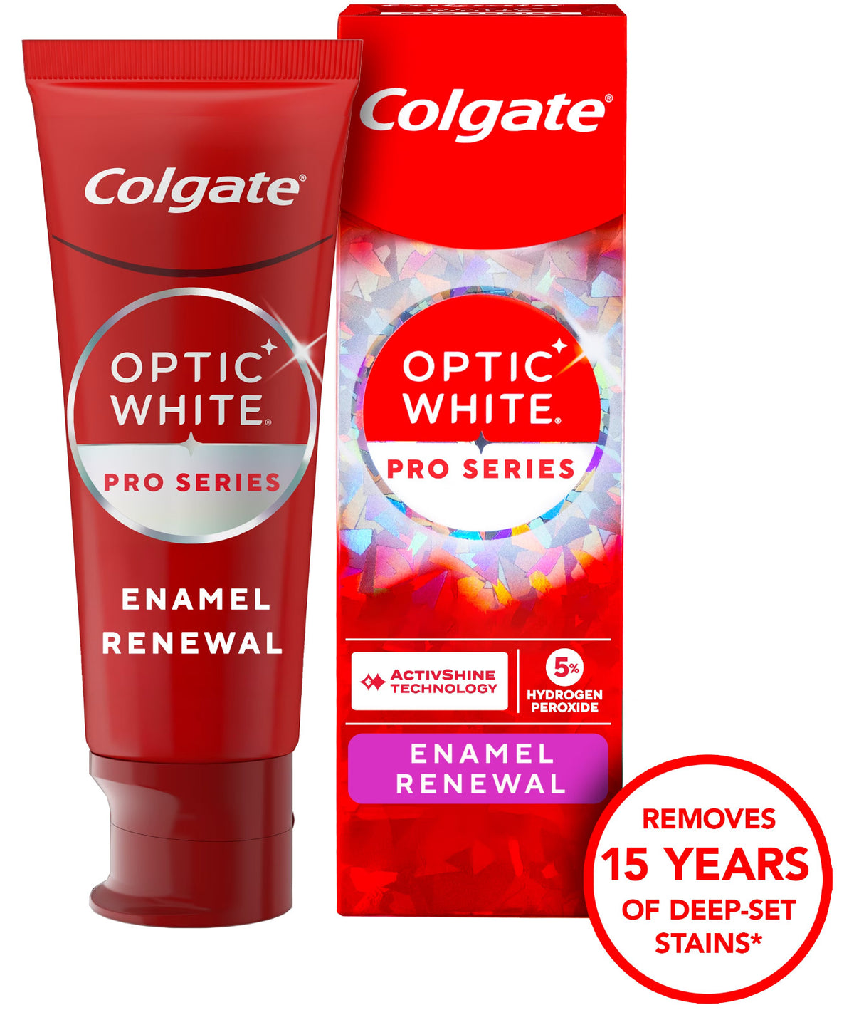 2-Pack Whitening Toothpaste with Enamel Renewal and Hydrogen Peroxide - Fresh Mint