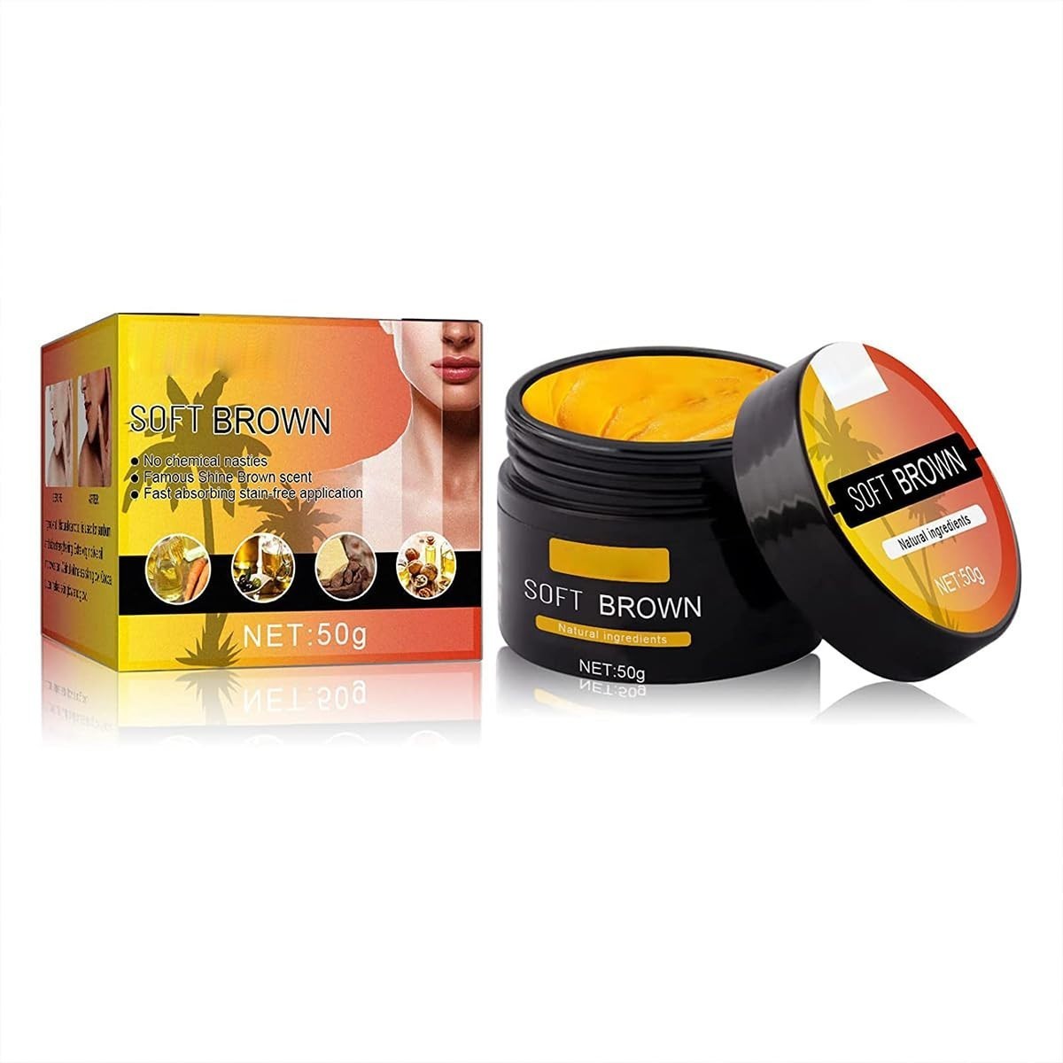 Self-Tanning Gel and Lotion for Sunbeds & Outdoor Use - 50g & 100g Variants