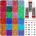 31000Pcs Rhinestones Bedazzling Kit for Crafts Clothes Nail Art with Glue