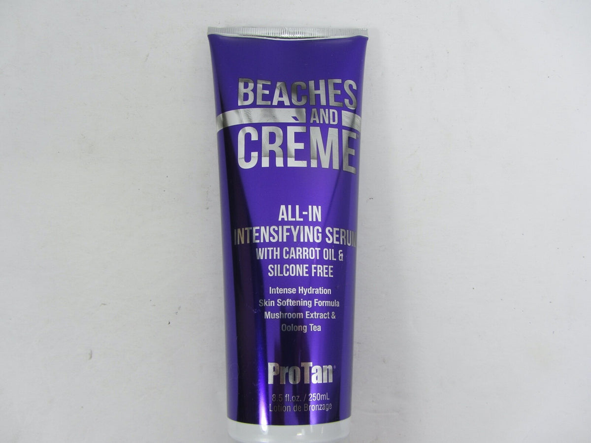 All-In Intensifying Tanning Lotion with Carrot Oil - 8.5 oz for All Skin Types