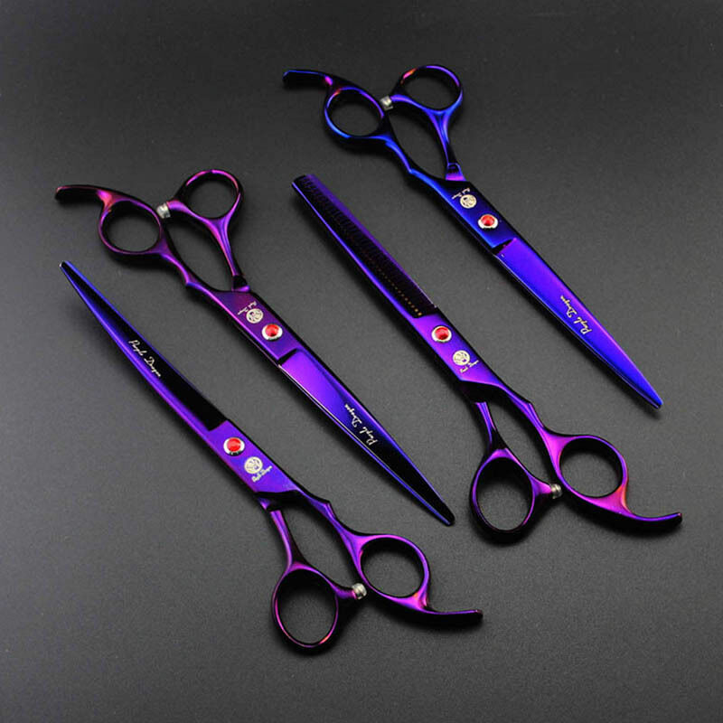 Professional Hair Cutting & Thinning Scissors Set - Barber Shears 7 Inch