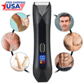 Men's Waterproof Body Hair Trimmer for Groin & Groin Area - 3900RPM