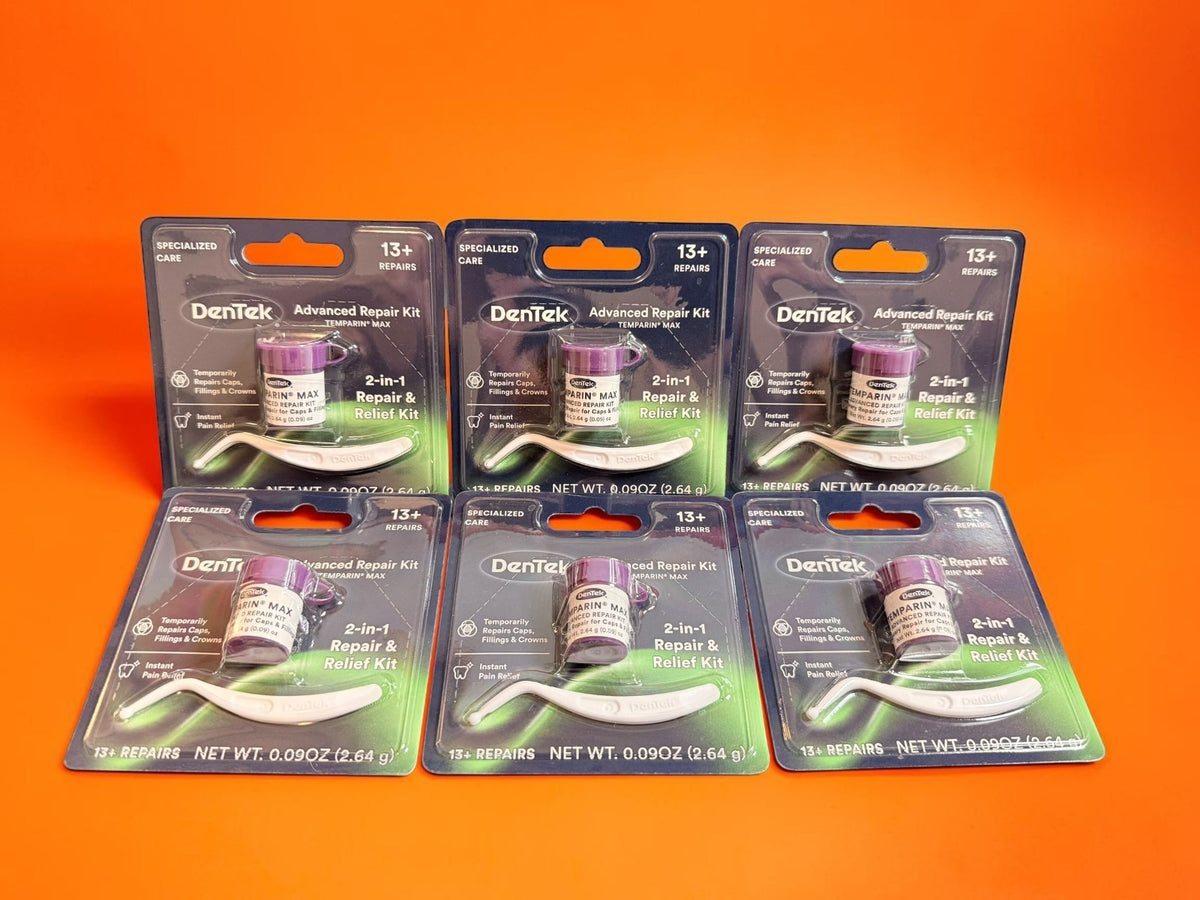 Tooth Filling Repair Kit for Lost Dental Restorations - 6 Pack