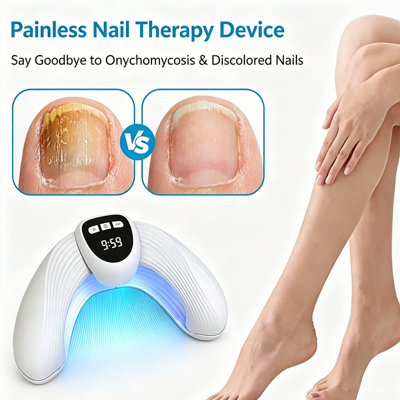 LED Nail Fungus Treatment Lamp with Infrared & Blue Light for Nail Care