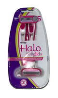Women’s 5 Blade Razor System with Moisture Halo - Reusable Handle & Blades