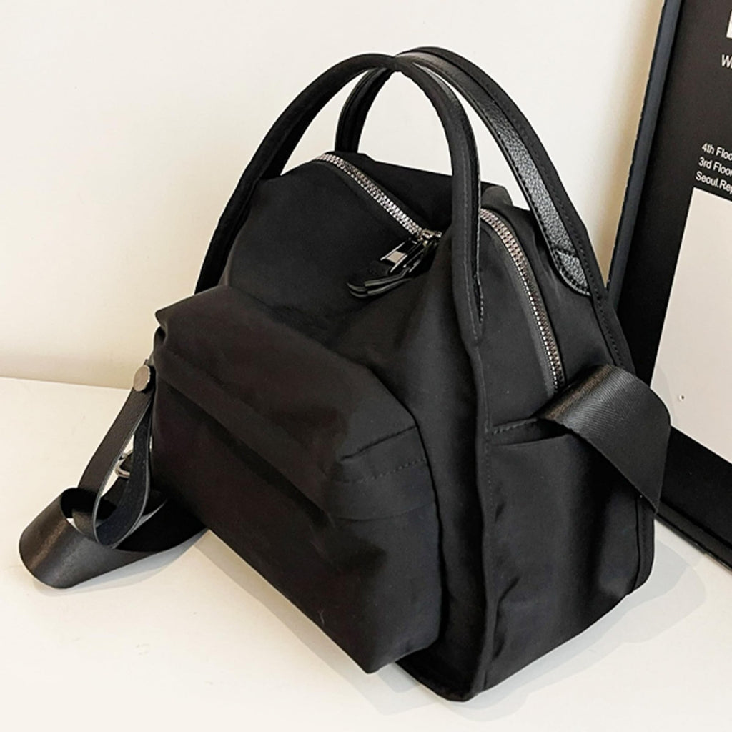Nylon Crossbody Bag for Women with Front Pocket - Trendy Shoulder Hobo Purse