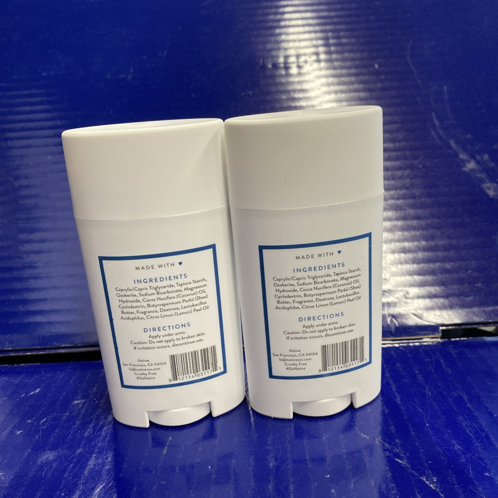 Native Sea Salt & Cedar Aluminum-Free Deodorant - 2 Pack